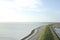 Great view from Plompe Toren in Koudekerke near the coast of the North Sea in the Netherlands