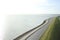 Great view from Plompe Toren in Koudekerke near the coast of the North Sea in the Netherlands