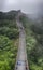 The Great Wall Badaling section with clouds and mist, Beijing, China