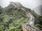 The Great Wall Badaling section with clouds and mist, Beijing, China