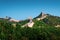 The Great Wall of China crowded with visitors