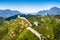 Great Wall of China in summer day, Jinshanling section, Beijing