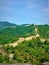 Great Wall in China, trees, sky, nature, forest and history