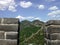 The Great Wall climbs up the mountains of Badaling