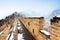 Great wall in snow