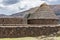 Great walls of the ancient city of Raqchi Peru