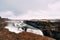 The Great Waterfall Gullfoss in southern Iceland, on the golden ring.