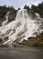 Great waterfall on the raodside