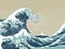 Great Wave Vector Illustration