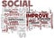 Great Ways To Improve Your Social Skills Text Background Word Cloud Concept