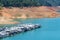 Great western drought -- a shrinking Shasta Lake in Northern California