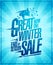 Great winter sale poster