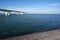 Great Zeeland Bridge, dam made of stone blocks