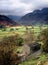 The Greater Langdale valley, Cumbria