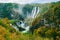 Greatest waterfalls in Plitvice National Park, Croatia UNESCO