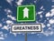 Greatness sign illustration