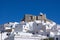 Greece, Astypaleia.   A view of Querini castle.