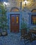 Greece, Chios island, vintage house entrance