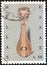 GREECE - CIRCA 1966: A stamp printed in Greece from the `Greek Popular Art` issue shows a Cretan lyre, circa 1966.