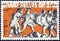 GREECE - CIRCA 1972: A stamp printed in Greece shows The Gods repulsing the Giants, circa 1972.