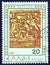 GREECE - CIRCA 1979: A stamp printed in Greece  shows part of a sculpted golden arrow and bow case, circa 1979.