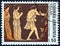 GREECE - CIRCA 1983: A stamp printed in Greece shows Odysseus slaying suitors, circa 1983.