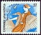 GREECE - CIRCA 1986: A stamp printed in Greece from the `Gods of Olympus` issue shows goddess Aphrodite, circa 1986.