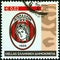 GREECE - CIRCA 2006: A stamp printed in Greece from the `Soccer Team Emblems` issue shows `F.C. Apollon` emblem, circa 2006.