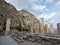 greece delphi appolo temple columns ancient