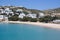 Greece Donoussa. A view of the town beach.