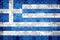 Greece flag made of puzzle background