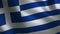 Greece flag waving 3d. Abstract background. Loop animation.