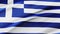 Greece flag waving in wind slow motion animation. 4K Realistic Fabric Texture Flag Smooth Blowing on a windy day