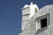 Greece Folegandros. The Bell tower of a church.