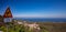 Greece, Kea island. Panoramic view of the capital city, Ioulis