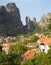 Greece Meteors: houses and rocks