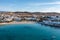 Greece, Pano Koufonisi small cyclades island, aerial drone view