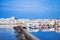Greece, Paros island, Naoussa, Greek fishing village. Popular tourist destination in Europe.