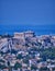 Greece, Parthenon on acropolis hill over Plaka picturesque neighborhood