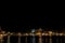 Greece, Pelion, the harbor of Agia Kiriaki at night