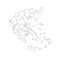 Greece political map of administrative divisions