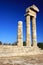 Greece, Rhodes, Acropolis, temple ruins