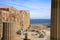 Greece, Rhodes, Acropolis, temple ruins