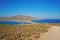Greece. Rhodes. Prassonisi - `the Kiss of two seas`