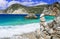 Greece. Scenic beaches of beautiful Cephalonia (Kefalonia) island - Agia Eleni