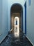Greek Architecture Arched Opening in Narrow Passage