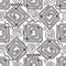 Greek black and white vector seamless pattern. Geometric patter