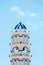 Greek church bell tower on Santorini