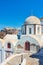 Greek church in Fira town in Santorini