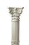 greek column isolated on white